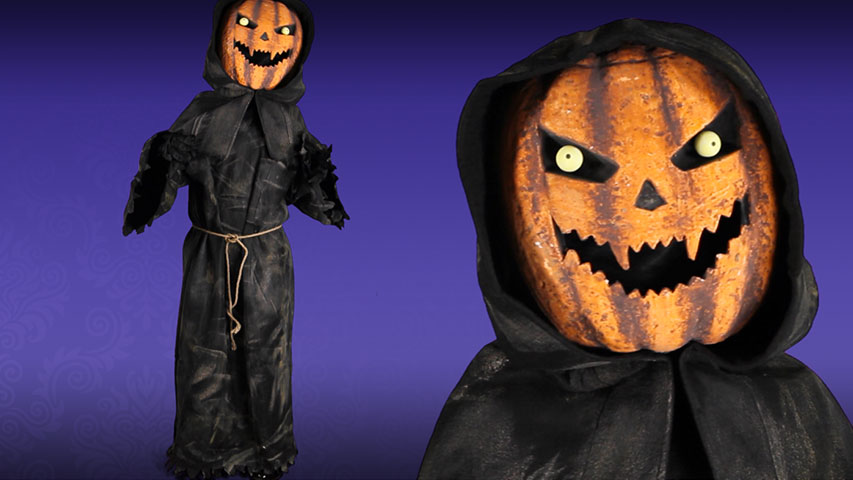 Adult Bobble Eyes Pumpkin Costume