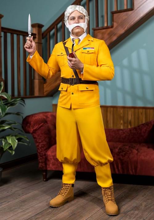 Colonel Mustard Clue Costume for Men 3 Colonel Mustard Clue Costume for Men