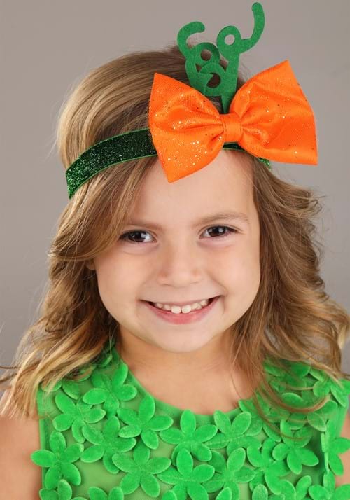 Girl's Toddler Shimmering Pumpkin Costume