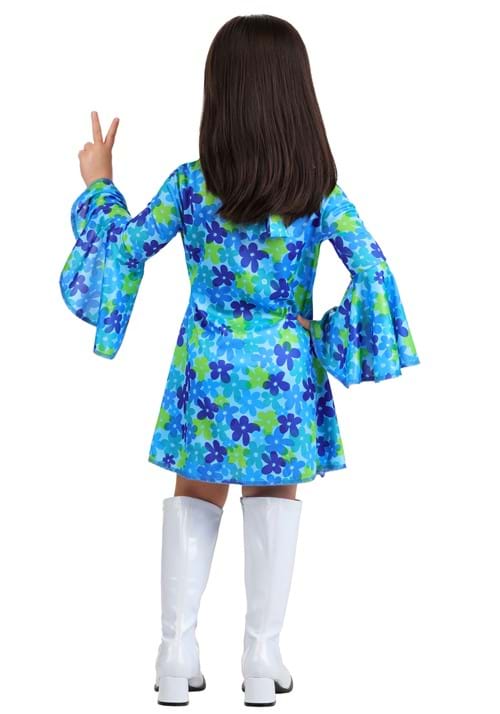 Girl's Wild Flower 70's Disco Toddler Costume Dress