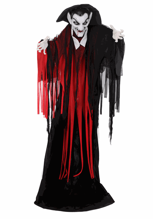 5.3FT Viscount Viktor Vampire Animatronic Decoration - Scream Saver