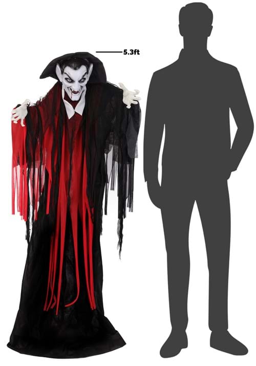 5.3FT Viscount Viktor Vampire Animatronic Decoration - Scream Saver