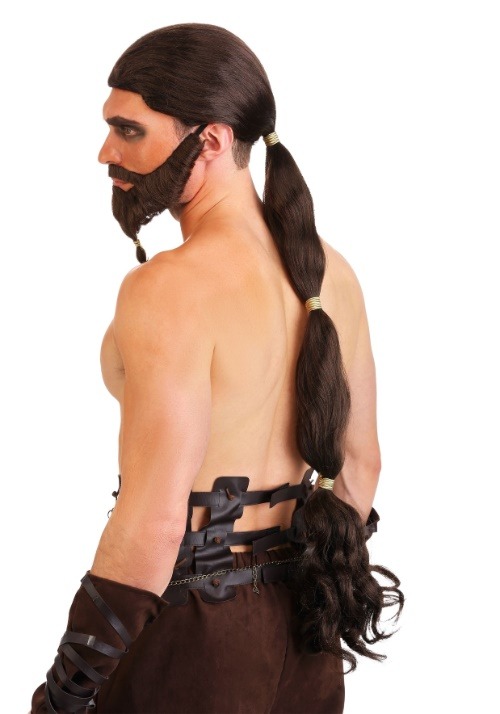 Men's Warrior King Wig and Beard