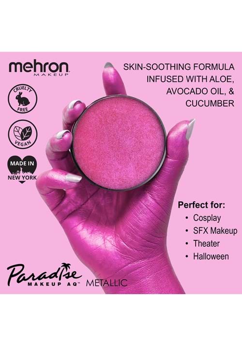 Water Based Metallic Fuchsia Face and Body Paint 3 Water Based Metallic Fuchsia Face and Body Paint