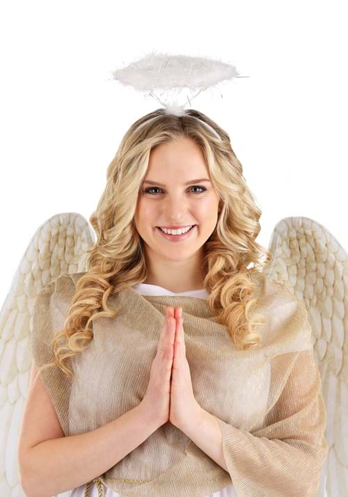 White Angel Halo Costume Headband