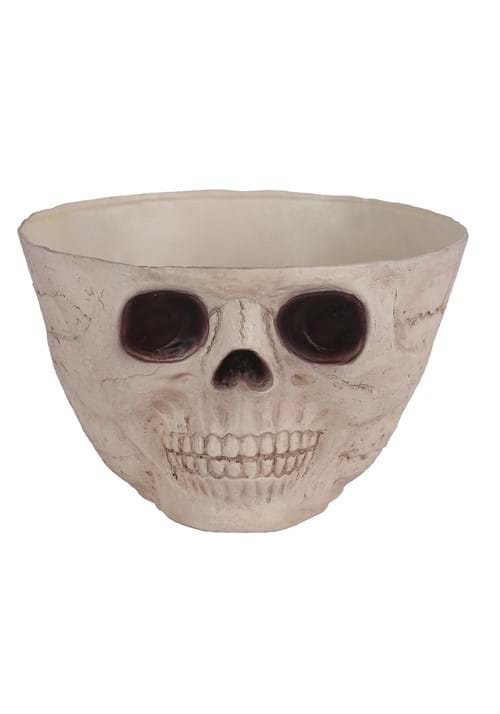 10-Inch Wide Skull Treat Bowl Decoration 3 10-Inch Wide Skull Treat Bowl Decoration