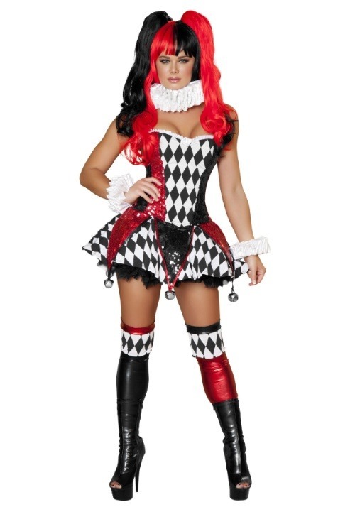 Court Jester Cutie Costume for Women