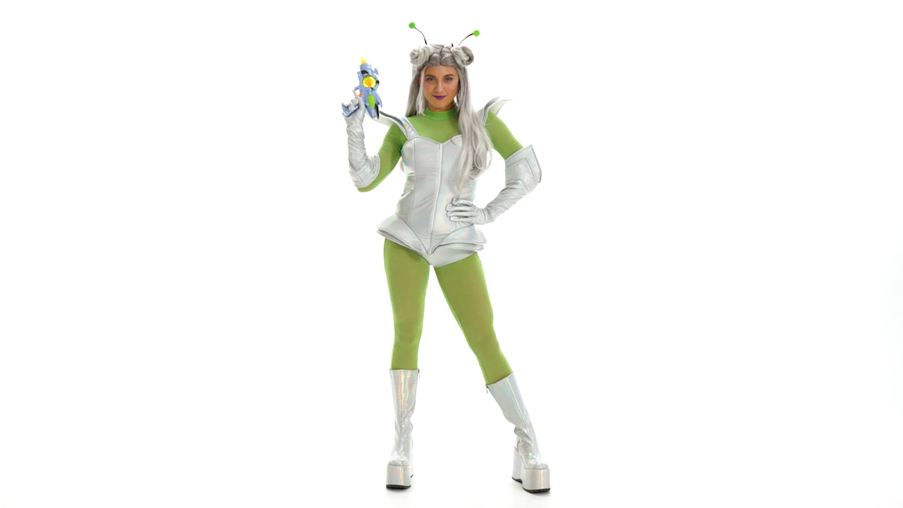 Galactic Alien Babe Women's Costume 3 Galactic Alien Babe Women's Costume