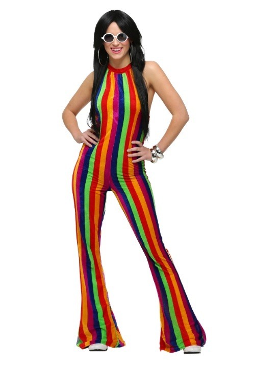 70's Disco Women's Jumpsuit Costume