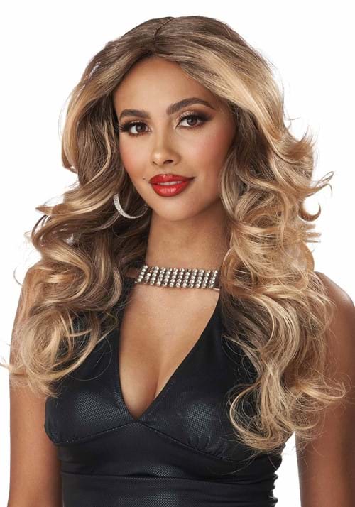 Women's 70s Party Girl Costume Wig