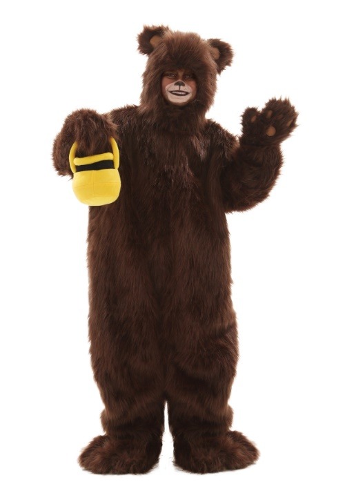 Deluxe Kid's Furry Brown Bear Costume