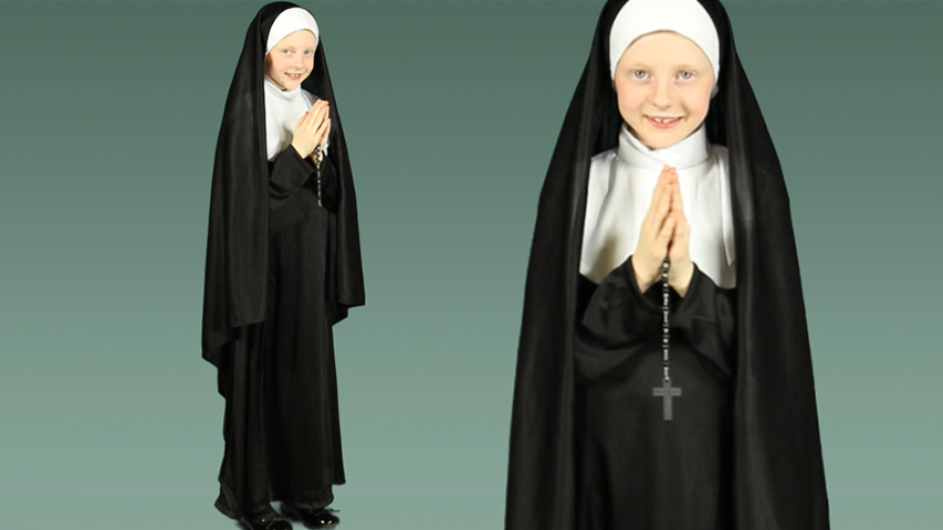 Girl's Nun Costume