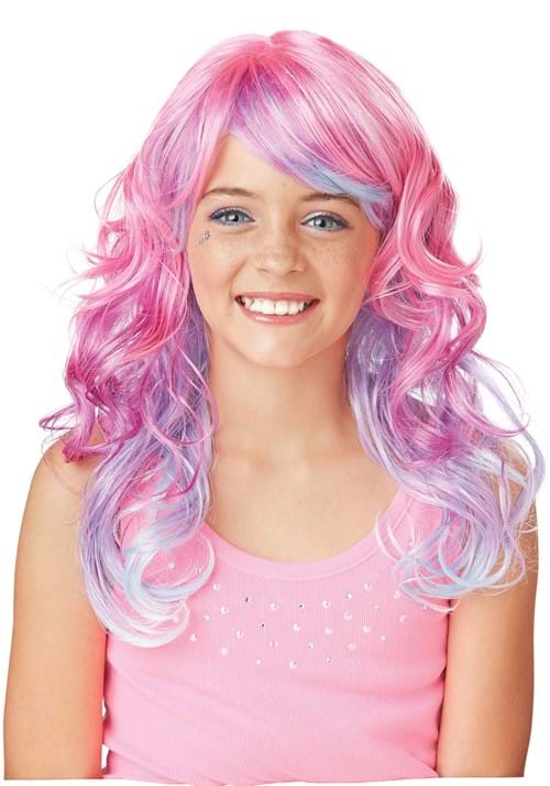 Pastel Ombre Girl's Costume Wig