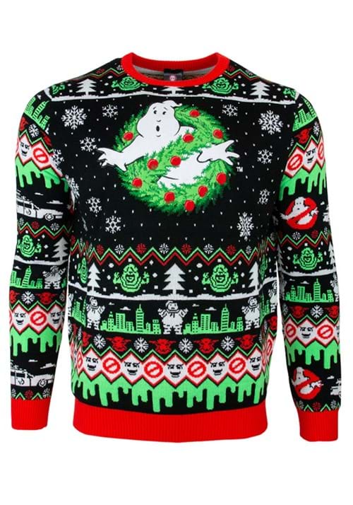 Adult Ghostbusters Ugly Christmas Sweater 7 Adult Ghostbusters Ugly Christmas Sweater