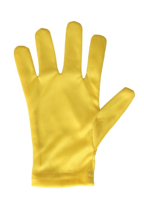 Kid's Yellow Gloves