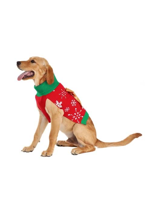 Christmas Present Pet Sweater 8 Christmas Present Pet Sweater