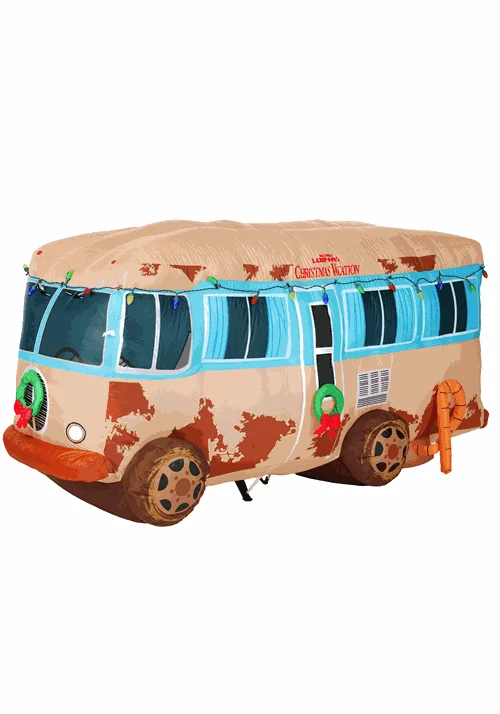 4FT Inflatable Christmas Vacation RV Decoration 9 4FT Inflatable Christmas Vacation RV Decoration