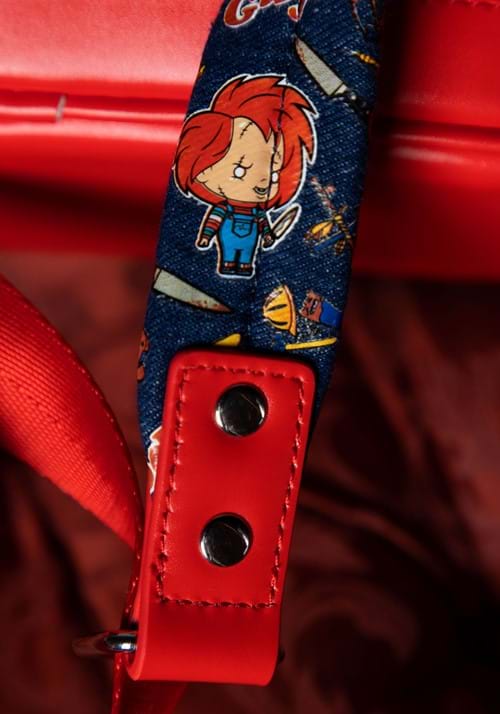 Loungefly AOP Chucky Denim Mini Backpack 8 Loungefly AOP Chucky Denim Mini Backpack