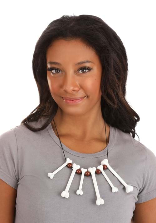 Classic Costume Bone Necklace Accessory