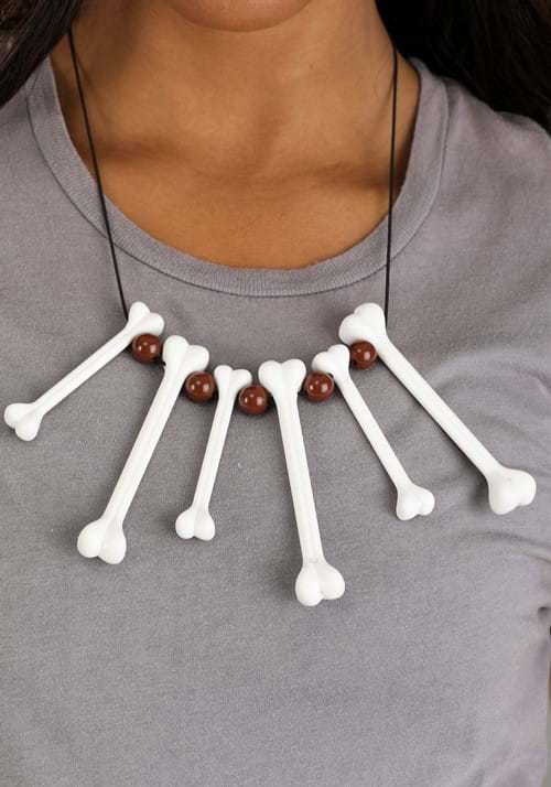Classic Costume Bone Necklace Accessory