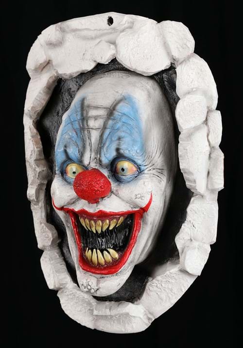 16-Inch Evil Clown Wall Prop Decoration 6 16-Inch Evil Clown Wall Prop Decoration