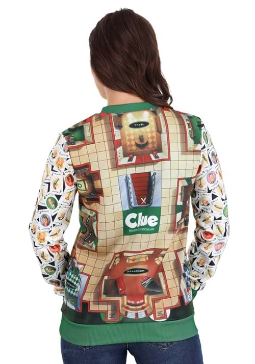 Adult Clue Board Game Mansion Sweater 4 Adult Clue Board Game Mansion Sweater