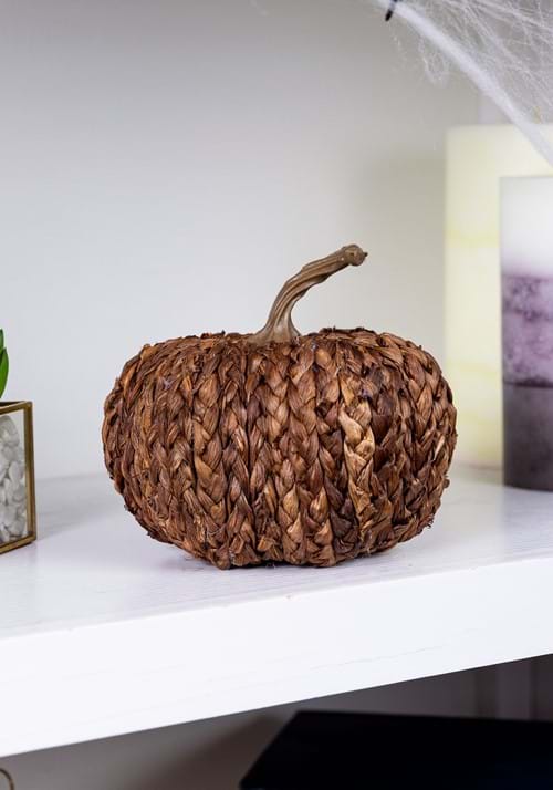 5-Inch Cornpeel Brown Pumpkin Prop