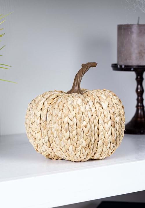 5-Inch Cornpeel White Pumpkin Prop