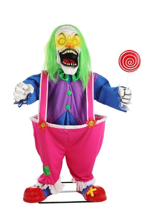 4FT Animatronic Crazy Evil Killer Clown Decoration 11 4FT Animatronic Crazy Evil Killer Clown Decoration