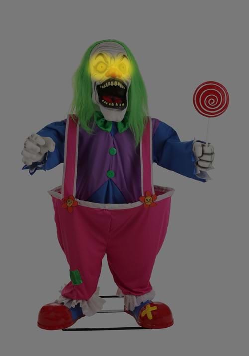 4FT Animatronic Crazy Evil Killer Clown Decoration 6 4FT Animatronic Crazy Evil Killer Clown Decoration