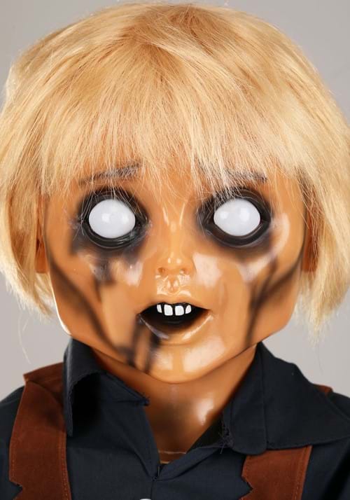 4FT Creepy Twin Boys Animatronic Halloween Prop