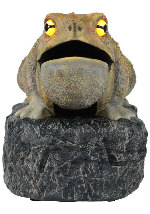 Light Up Croaking Toad Decoration