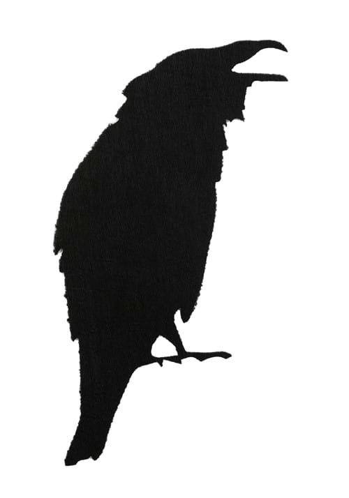 12 Piece Black Crow Stickers Halloween Decoration