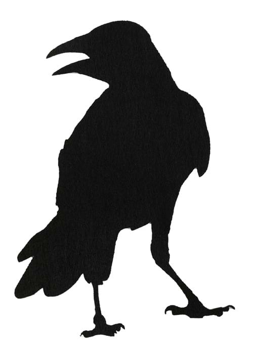 12 Piece Black Crow Stickers Halloween Decoration