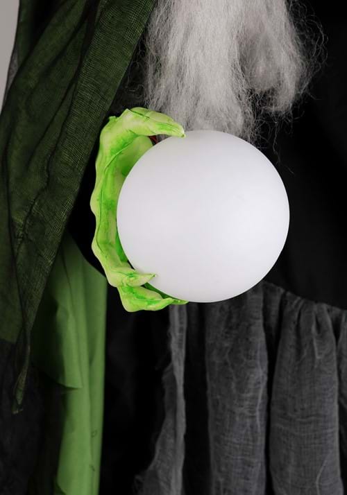 5FT Animatronic Curse-Casting Witch Decoration - Scream Saver 4 5FT Animatronic Curse-Casting Witch Decoration - Scream Saver