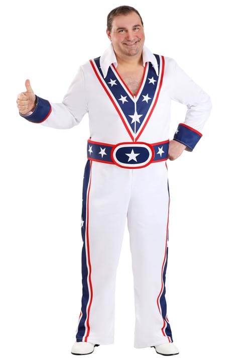Plus Size Eddie Kablooie Stunt Daredevil Men's Costume
