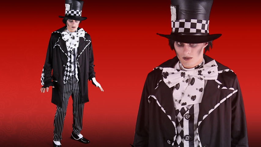 Dark Mad Hatter Men's Costume