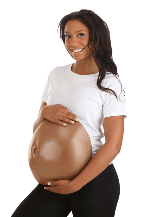 Dark Pregnant Belly Costume Accessory