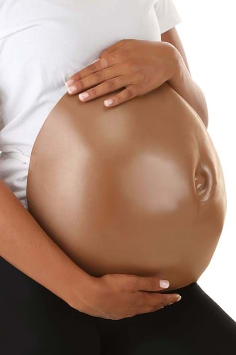 Dark Pregnant Belly Costume Accessory