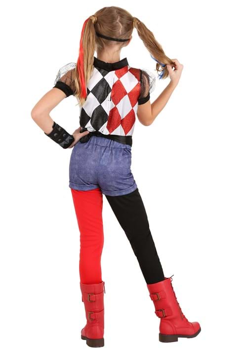 DC Superhero Deluxe Harley Quinn Costume for Girls
