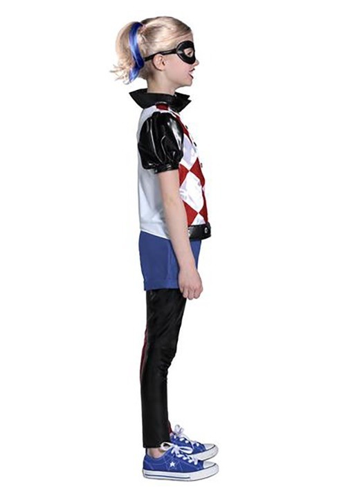 Girl's DC Superhero Premium Harley Quinn Costume
