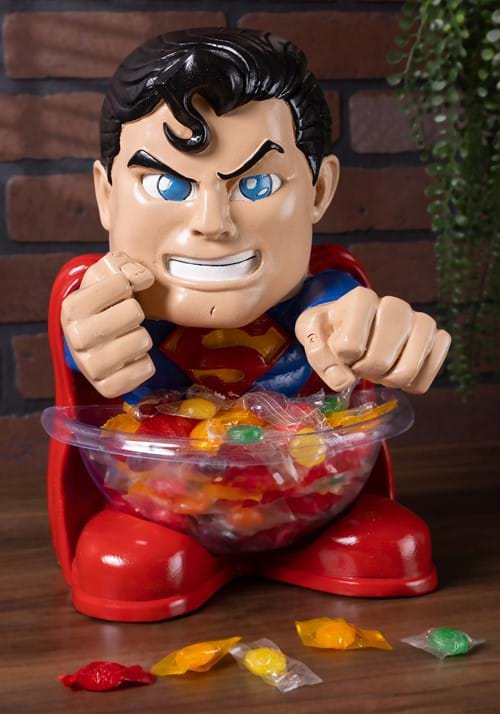 15-Inch DC Superman Treat Bowl Holder Decoration