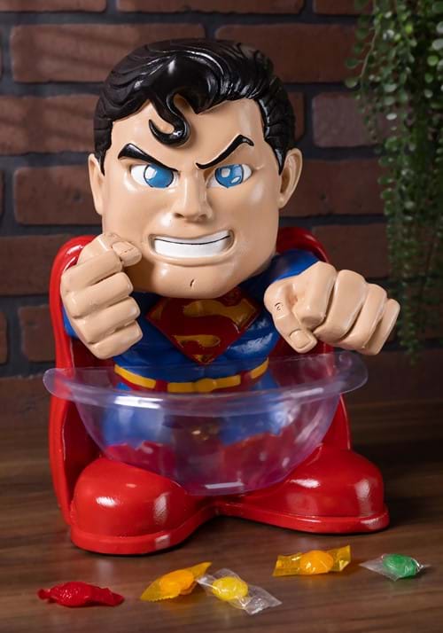 15-Inch DC Superman Treat Bowl Holder Decoration
