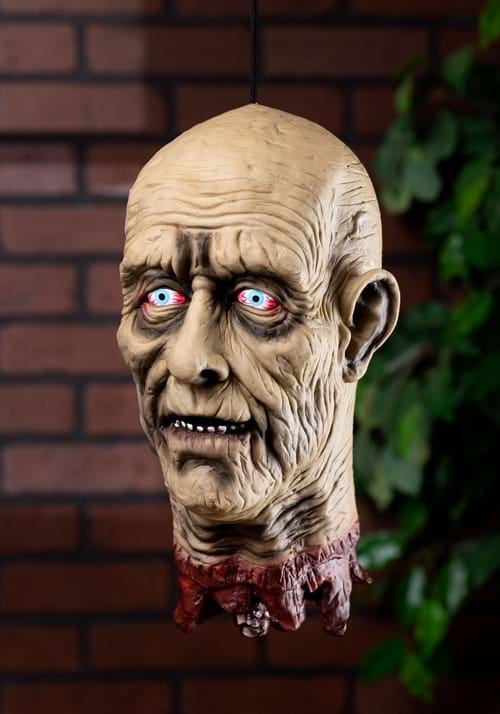 12-Inch Old Man Decapitated Head Decoration