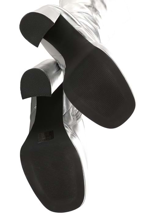 Deluxe Silver Gogo Boots for Women
