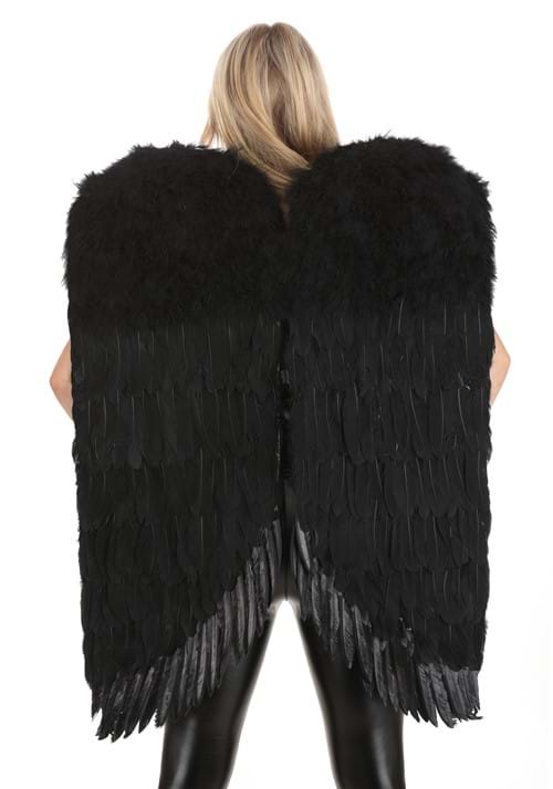 Adult Black Angel Costume Wings