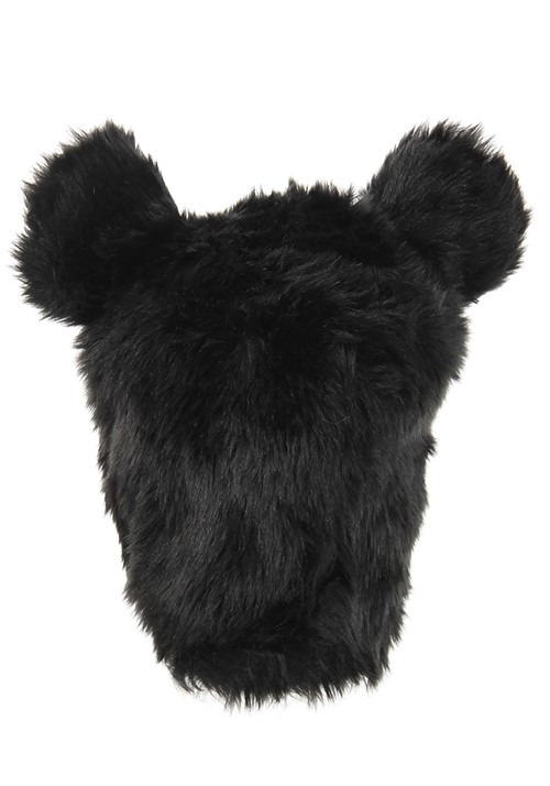 Black Bear Adult Plush Costume Hat