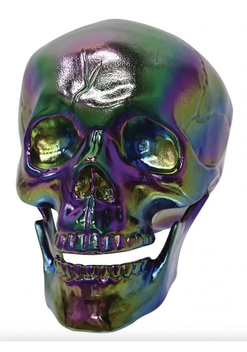 Oil Slick Skull Prop