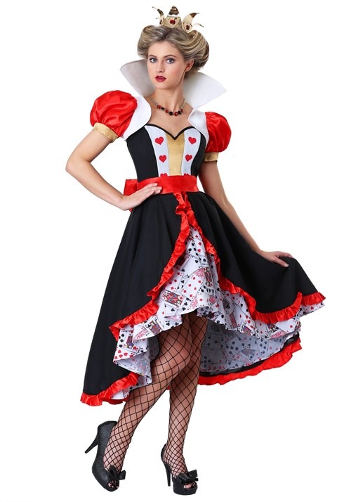 Plus Size Flirty Queen of Hearts Women's Costume