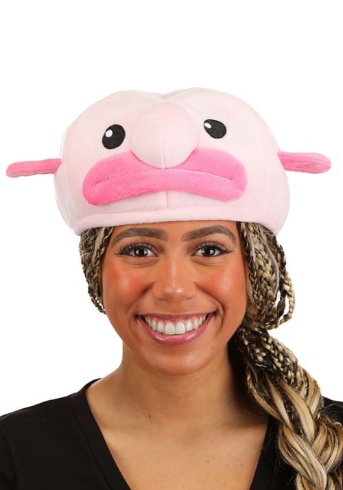 Pink Blobfish Adult Costume Hat
